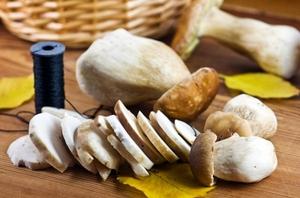 Как сушить белые грибы?