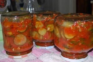Огурцы в томатной заливке на зиму