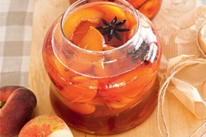 Варенье из персиков дольками "пятиминутка"
