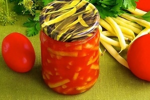 Консервирование спаржевой фасоли в томатном соусе