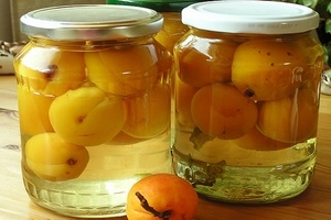Консервированные абрикосы с косточками