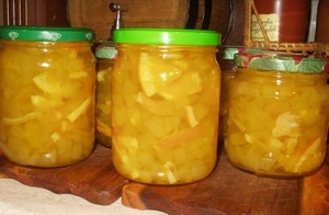 Варенье из кабачков с апельсинами и лимоном
