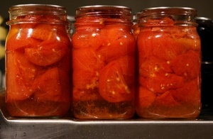 Маринованные помидоры дольками без стерилизации