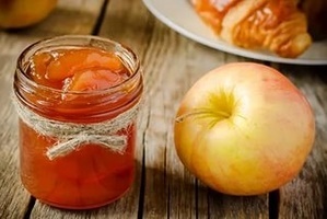 Варенье из яблок с ванилью