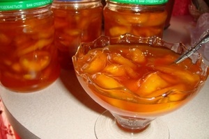 Варенье из персиков и груш