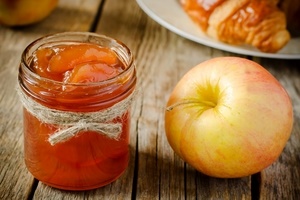Варенье из яблок в виноградном соке
