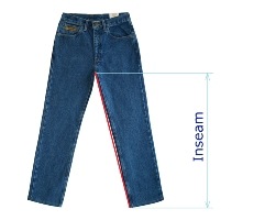 Как определить размер джинсов?