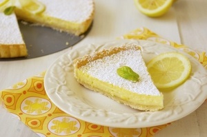 Песочный пирог с лимоном