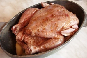 Курица в горчично-медовом маринаде