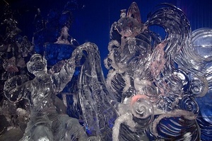 Выставка ледяных скульптур в Москве 2017